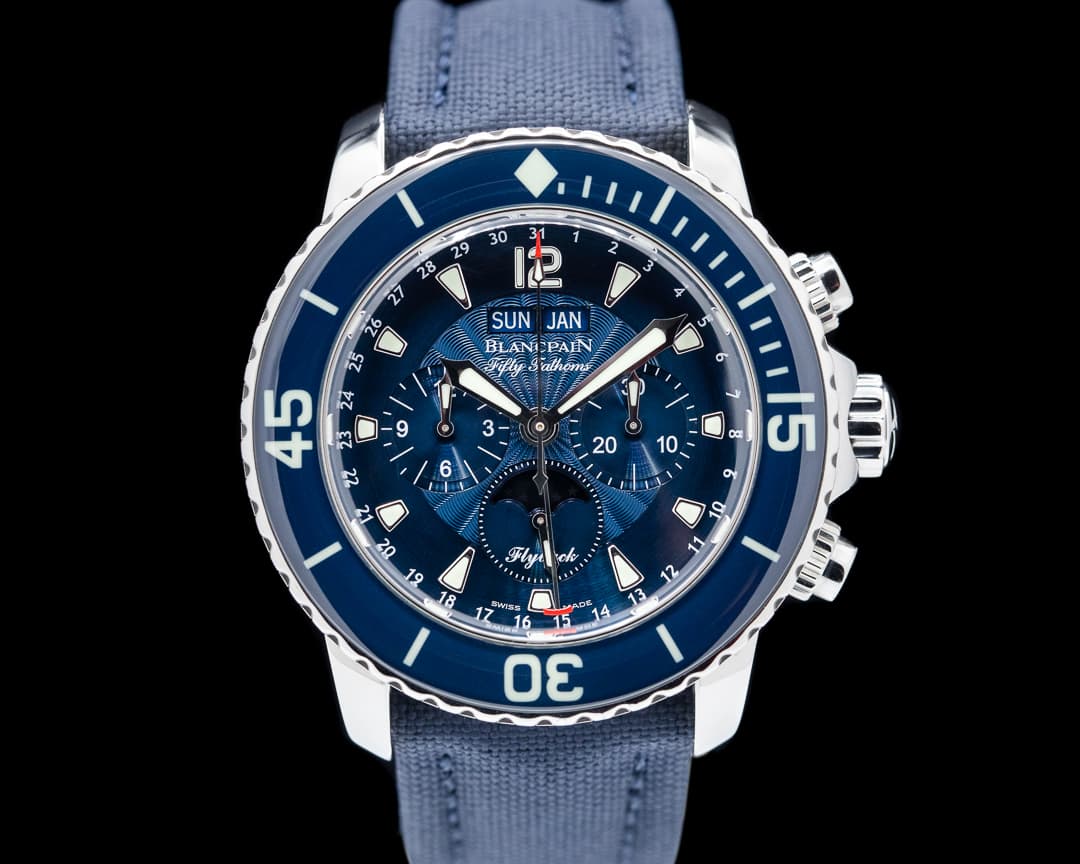 Blancpain Fifty Fathoms Complete Calendar Flyback SS / Blue Dial