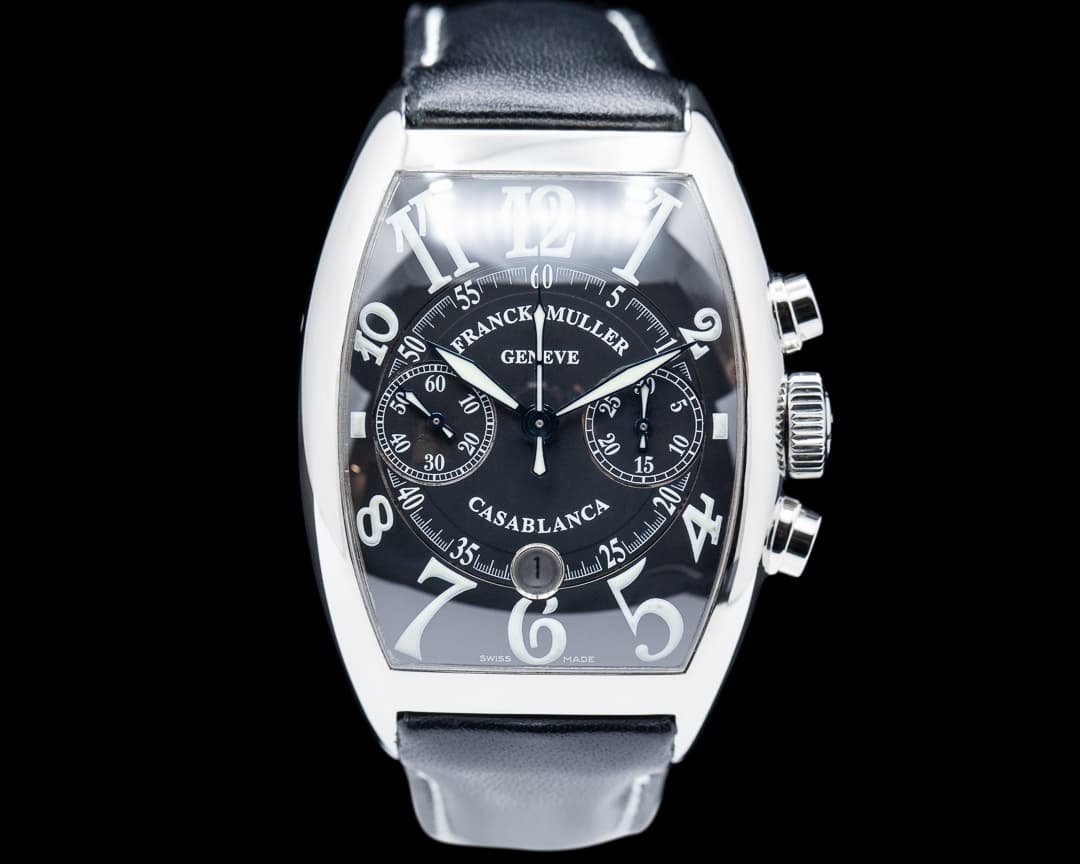 Franck Muller Casablanca SS Chronograph / Black Dial