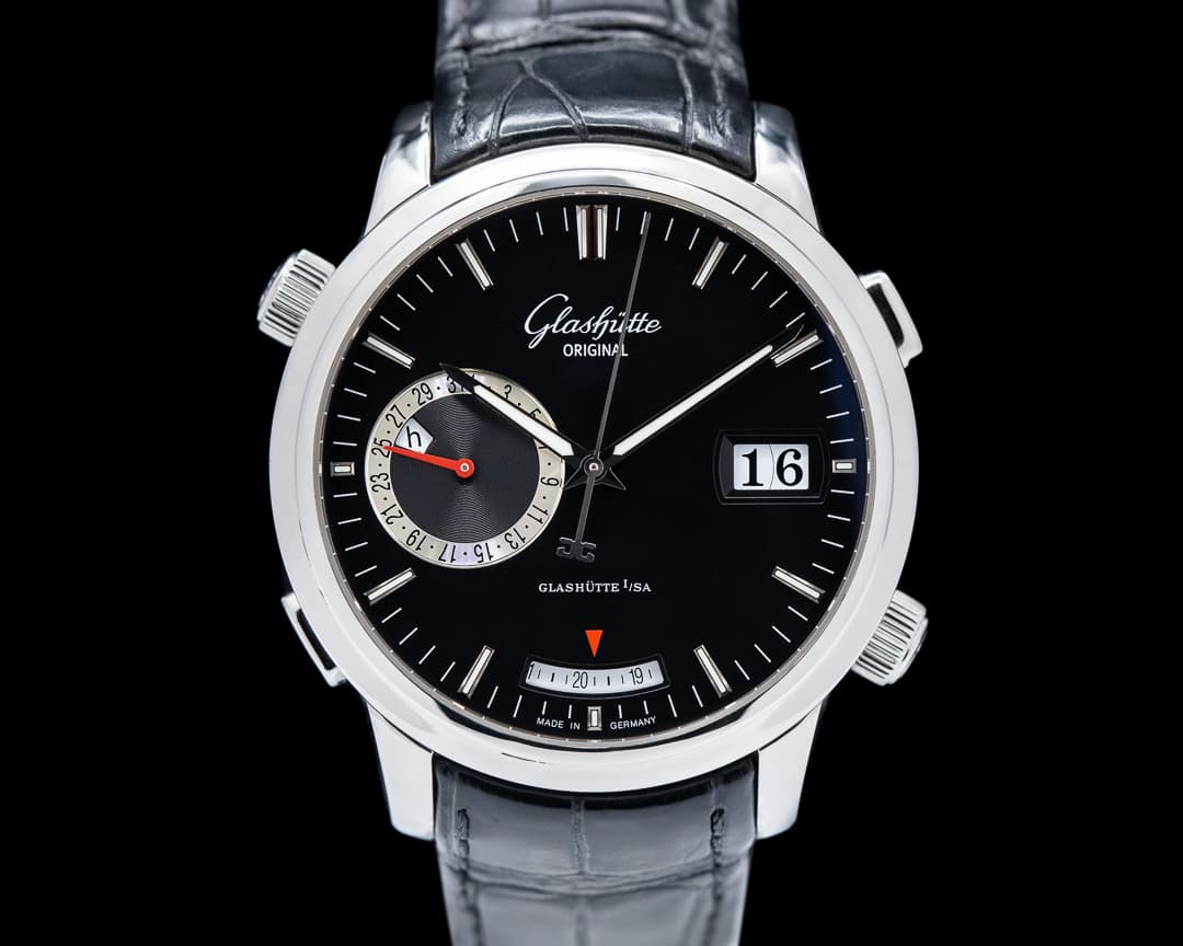 Glashütte Original Senator Diary SS Black Dial