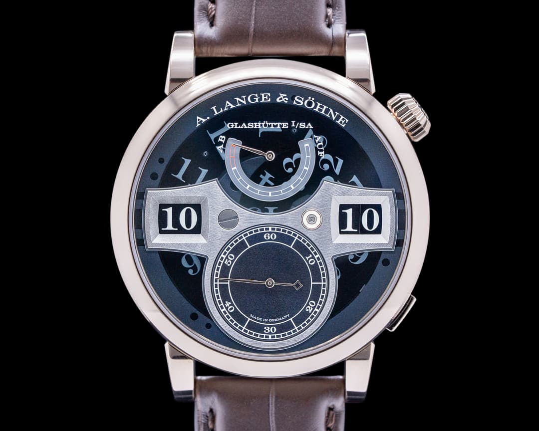 A. Lange and Sohne Zeitwerk 142.055 Honey Gold Lumen UNWORN