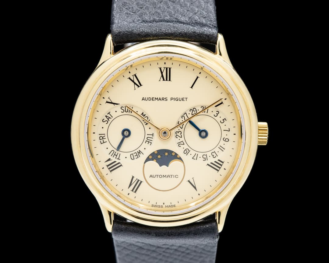 Audemars Piguet Vintage Day Date Moonphase 18K Yellow Gold 33MM