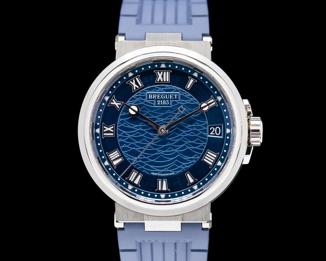 Breguet Marine Automatic 5517 White Gold/ Rubber 40MM