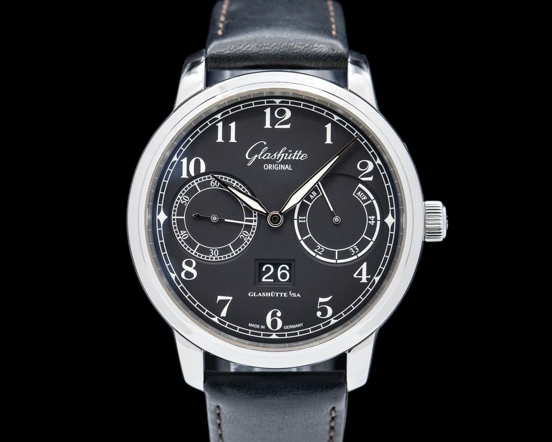 Glashutte Original Senator Observer SS Black Dial