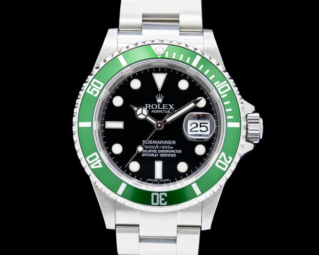 Rolex Submariner 50th Anniversary SS Green Bezel UNWORN STICKERS