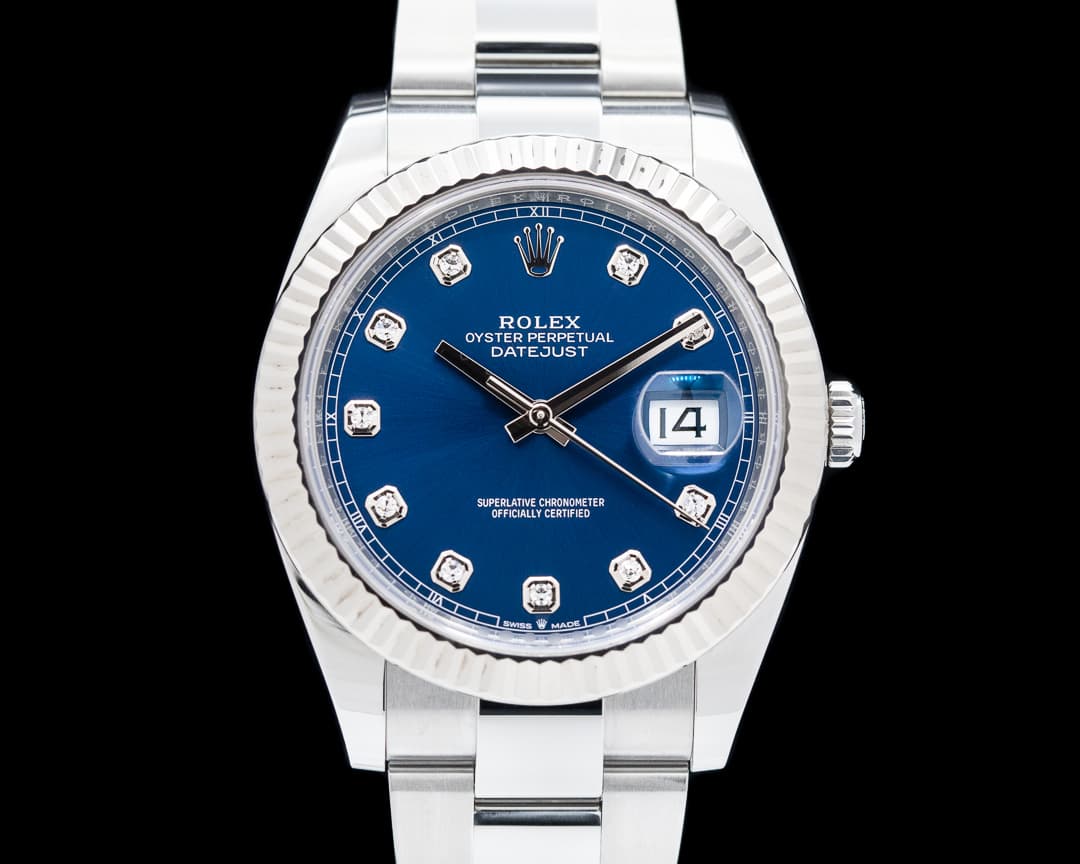 Rolex Datejust 41 Blue Dial DIAMONDS 2023