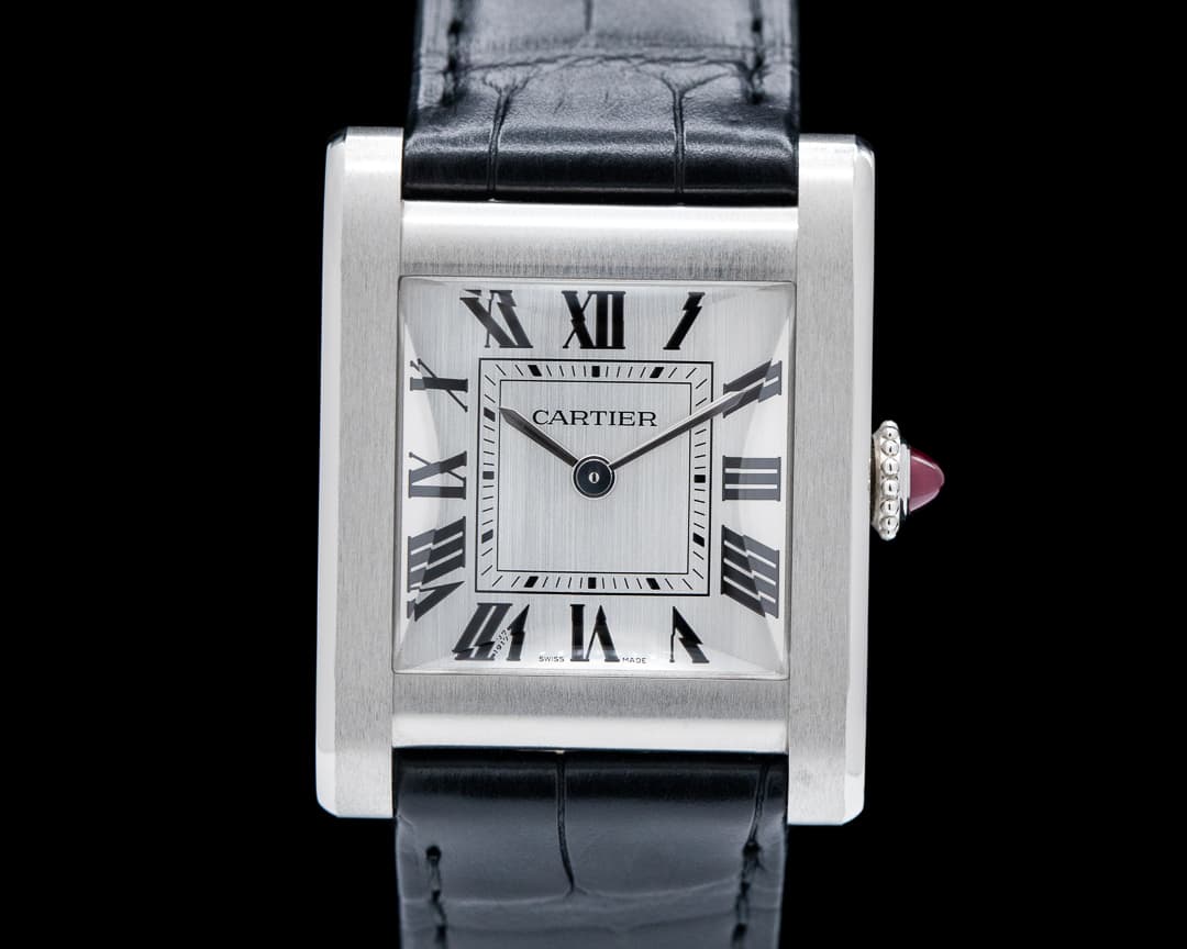 Cartier Privee Collection Tank Normale WGTA0109 Platinum UNWORN