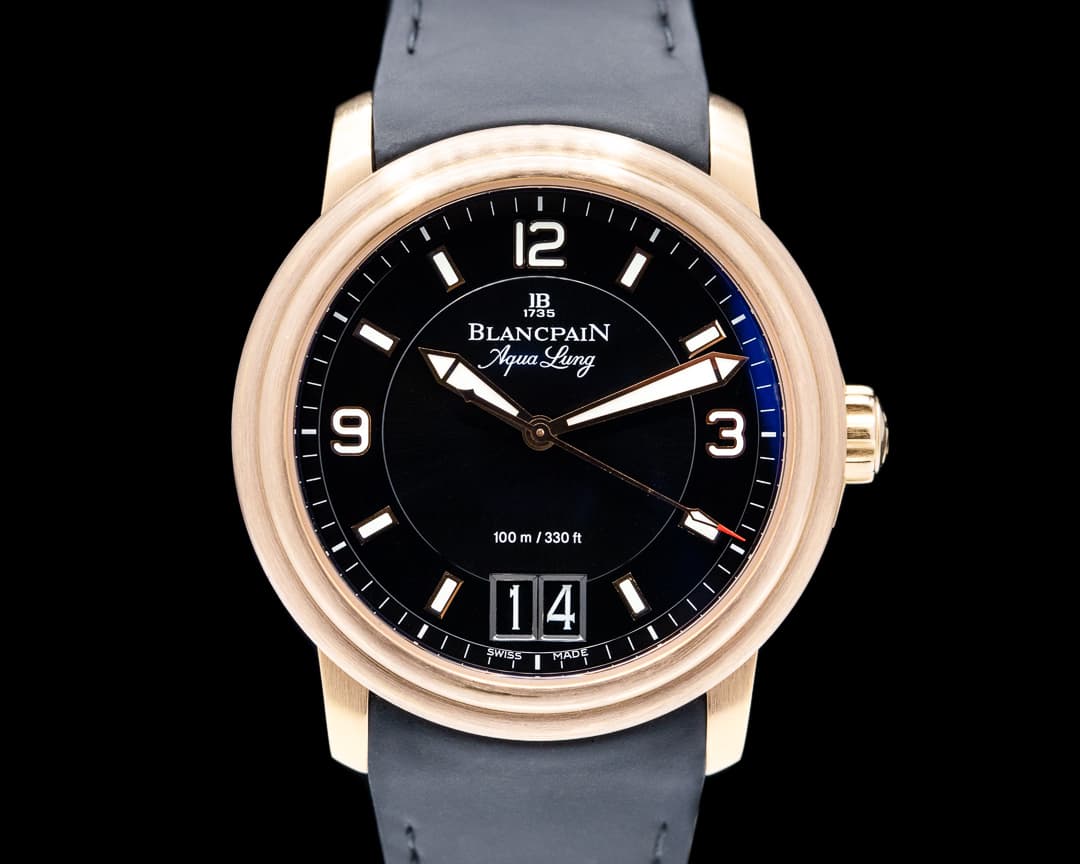 Blancpain Aqualung Big Date 18K RG Deployant
