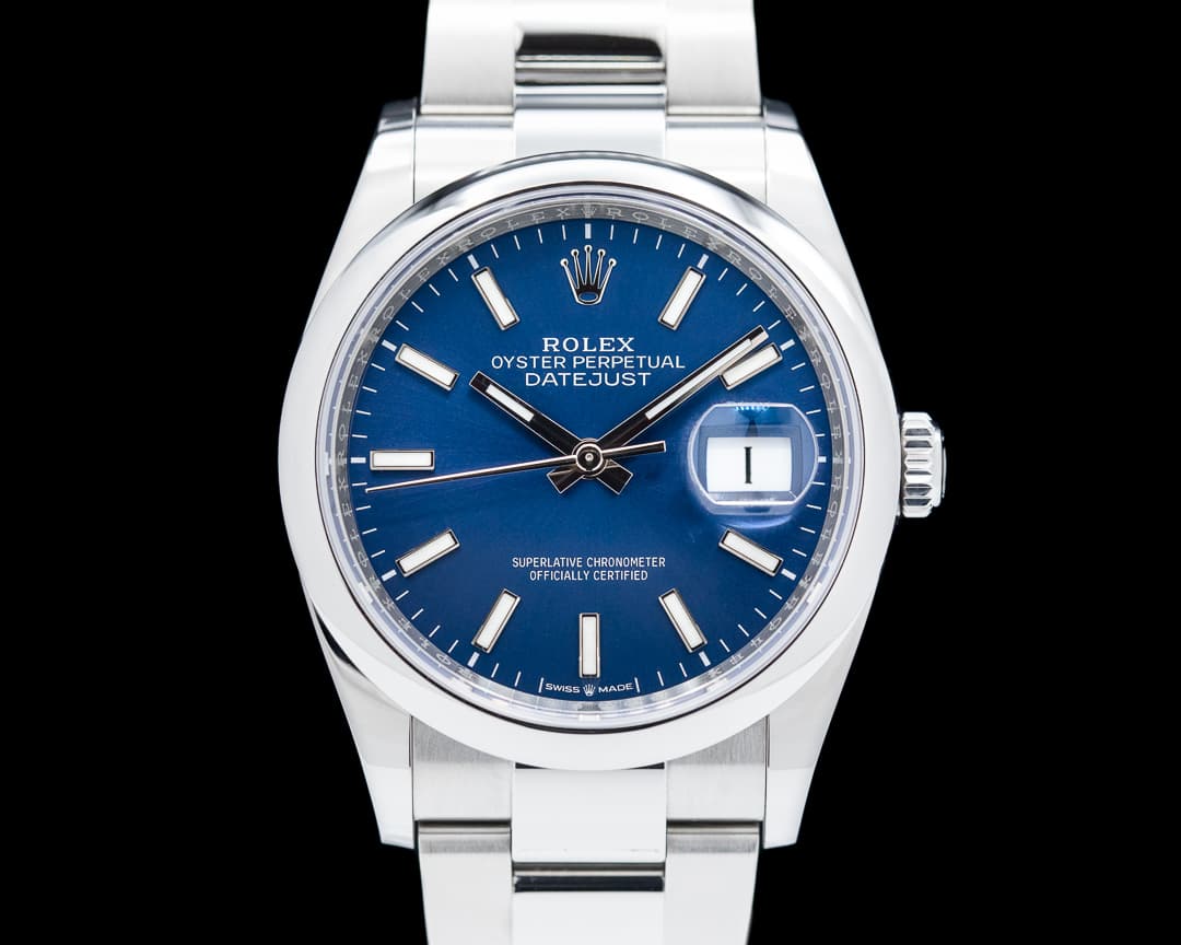 Rolex Datejust 126200 Blue Stick Dial / Oyster Bracelet 2022