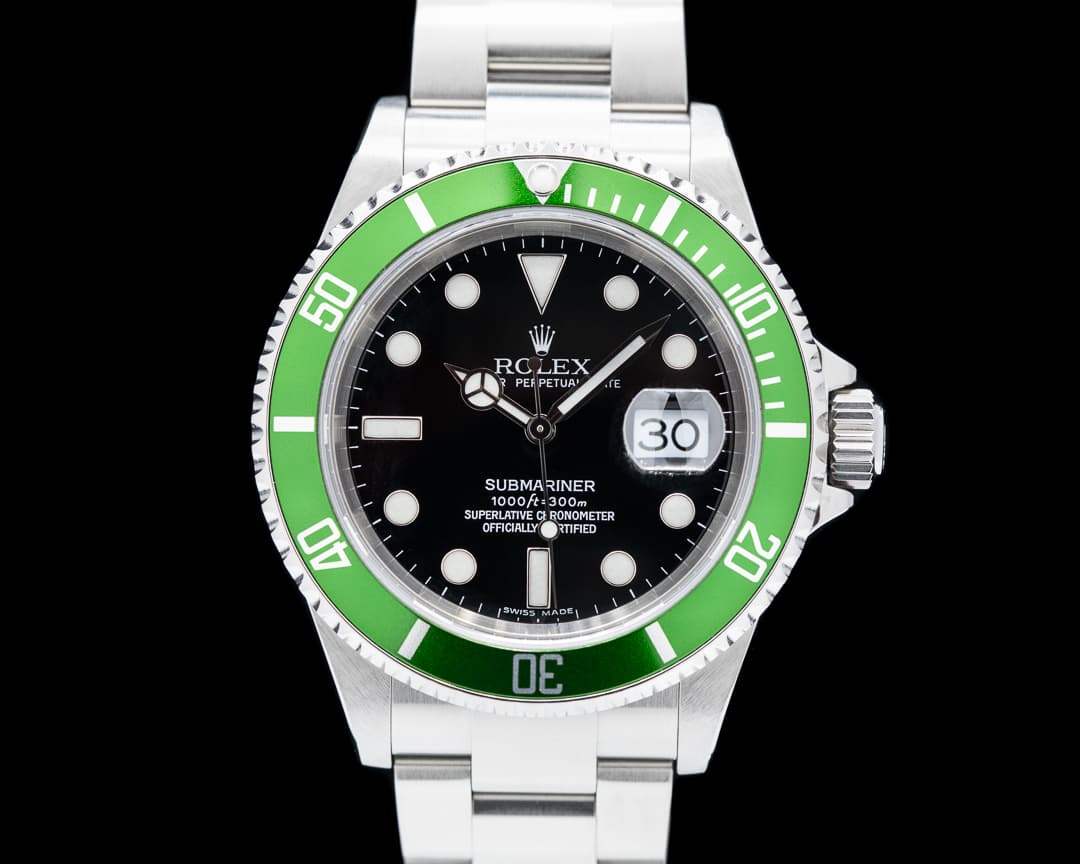 Rolex Submariner 50th Anniversary SS Green Bezel