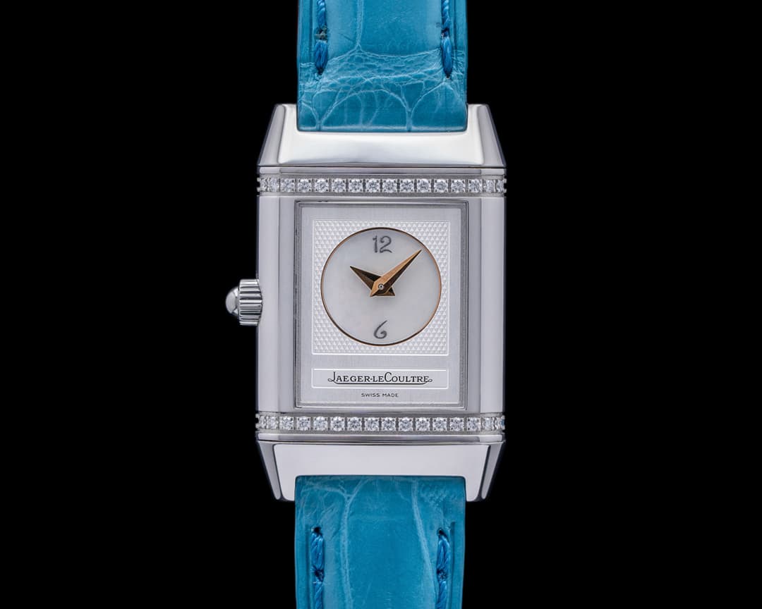 Jaeger LeCoultre Duetto SS Manual Wind MOP/Diamonds