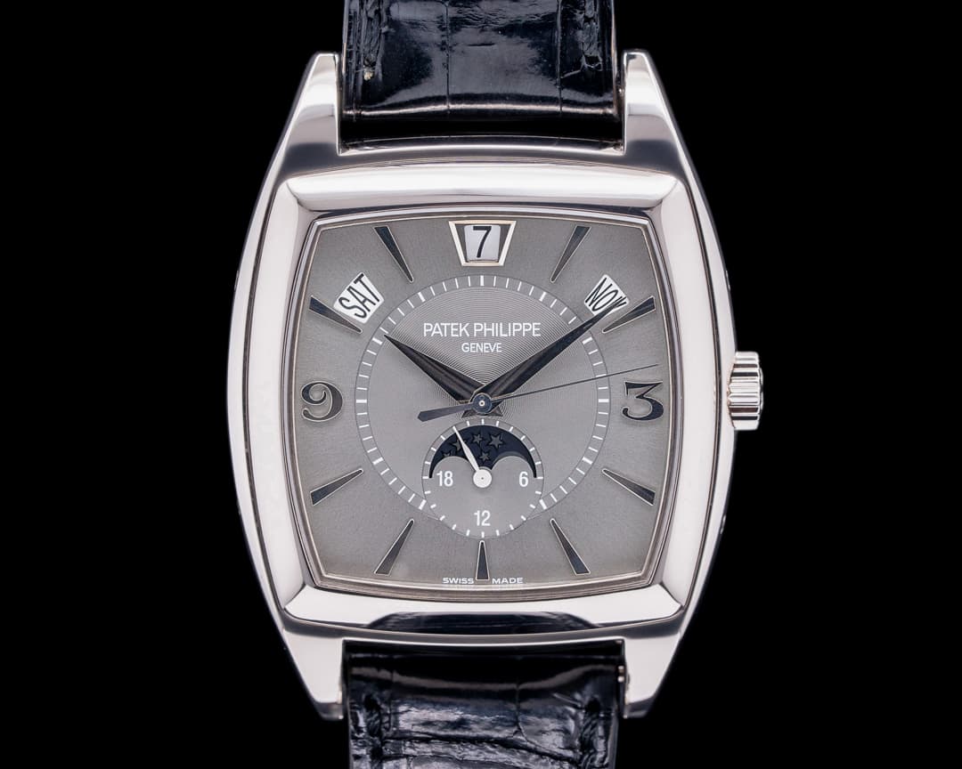 Patek Philippe Gondolo Calendario 5135G 18K White Gold Grey Dial