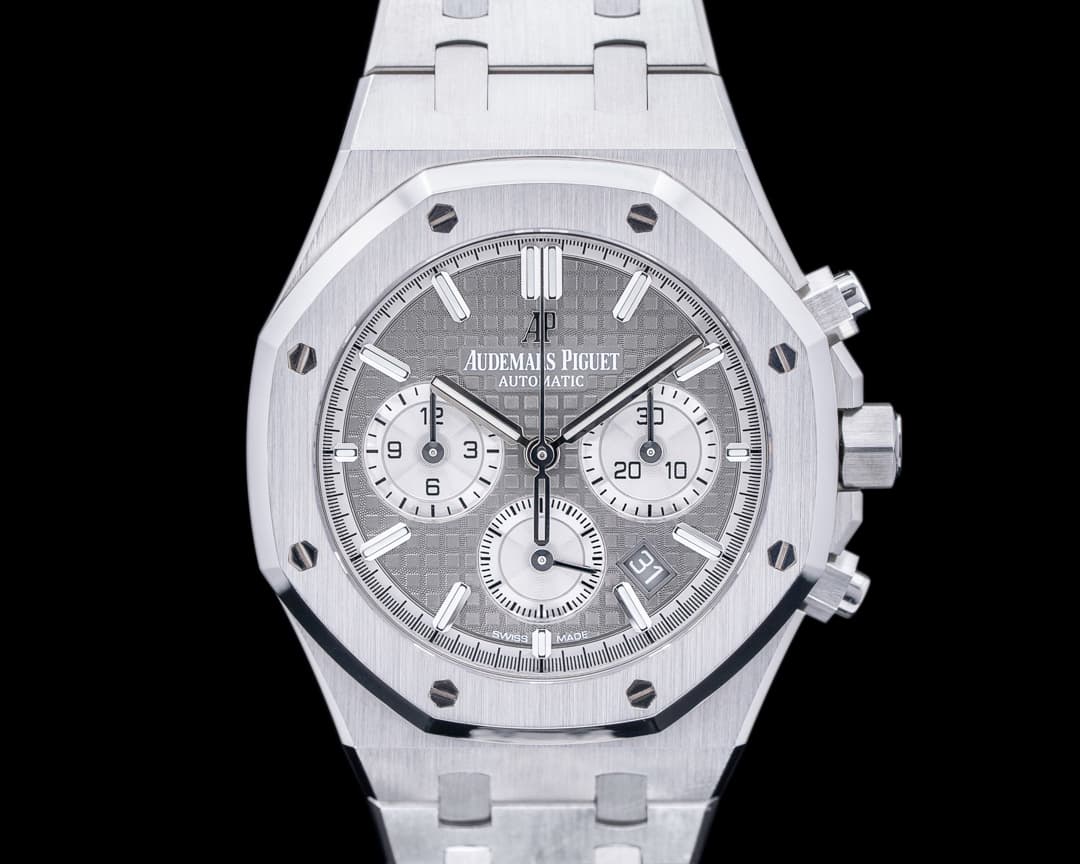 Audemars Piguet Royal Oak Chronograph Ruthenium Dial SS 38MM