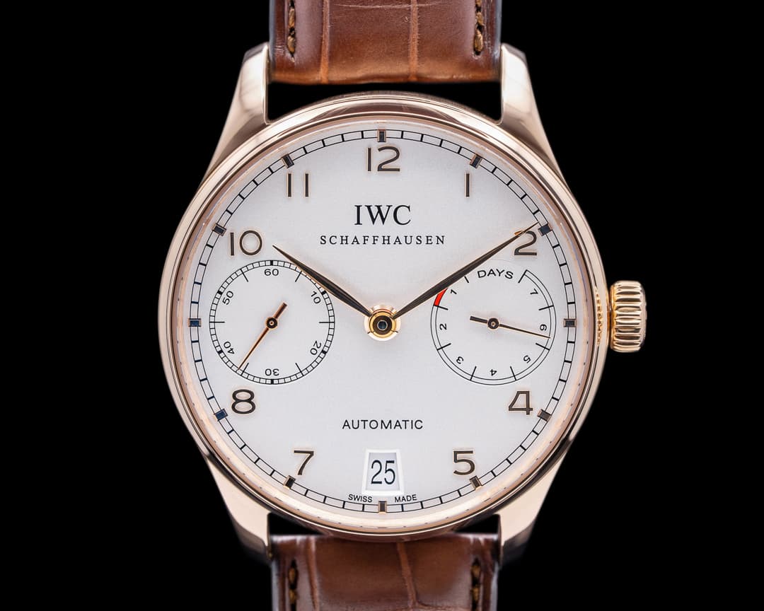 IWC Portuguese 7 Day Automatic 18K Rose Gold
