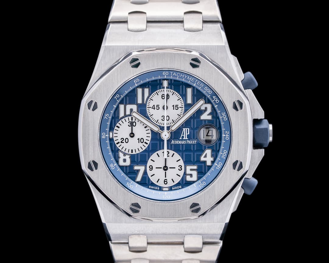 Audemars Piguet Royal Oak Offshore Chrono Blue Dial Titanium