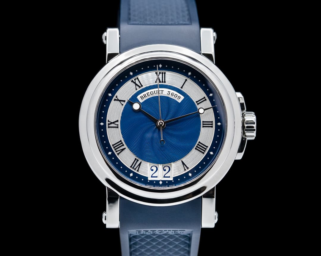 Breguet Marine Big Date Blue Dial SS / Rubber