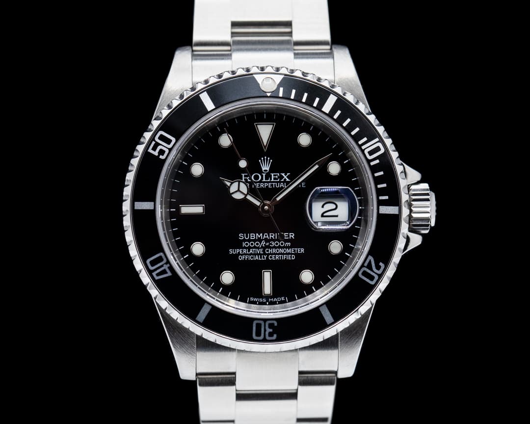 Rolex Submariner 16610 Date SS Full Set 2022 SERVICE