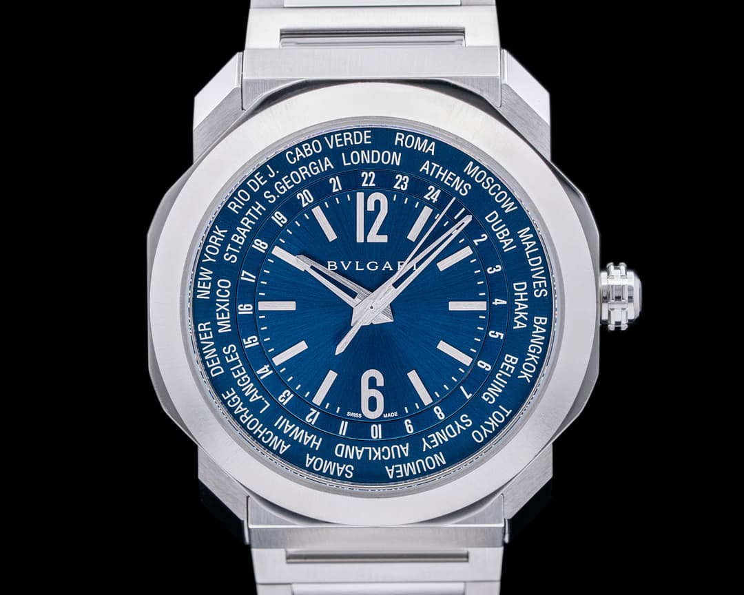 Bulgari Octo Roma Worldtimer Automatic Blue Dial 40MM 2022