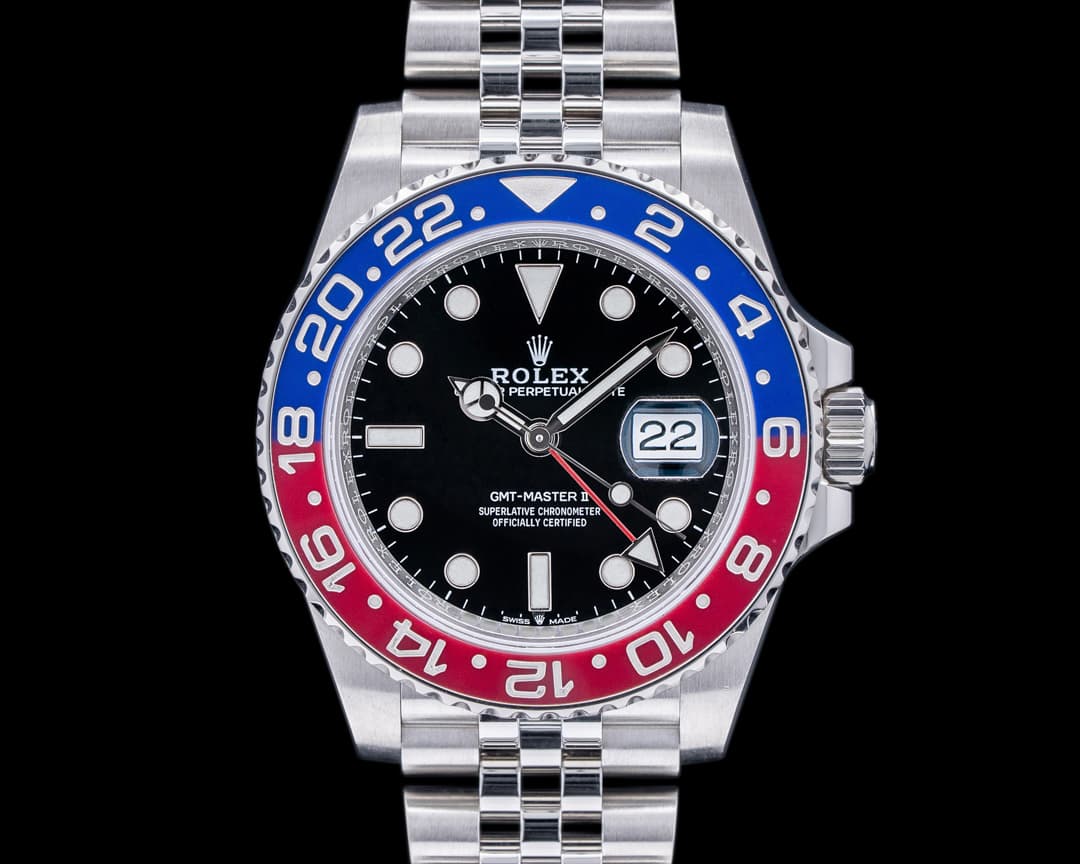 Rolex GMT Master II Ceramic 126710BLRO "Pepsi" SS / Jubilee