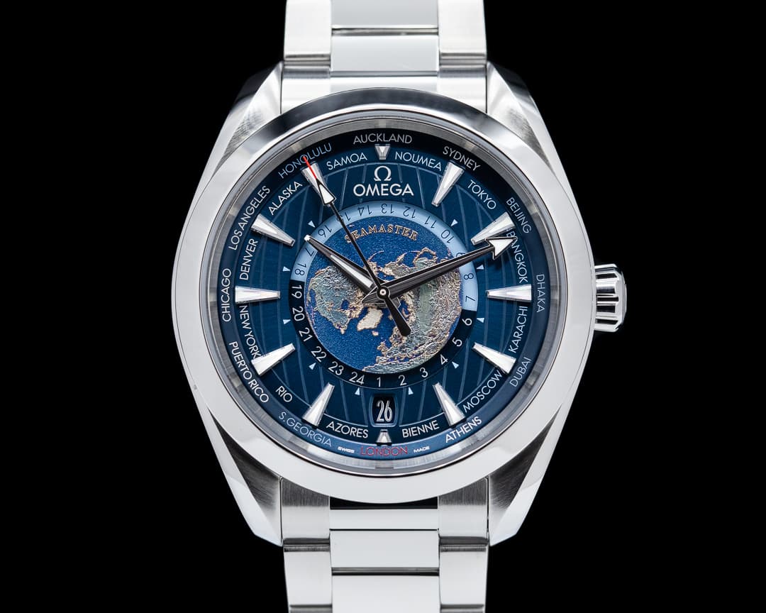 Omega Aqua Terra Co-Axial Master Chronometer GMT Worldtimer