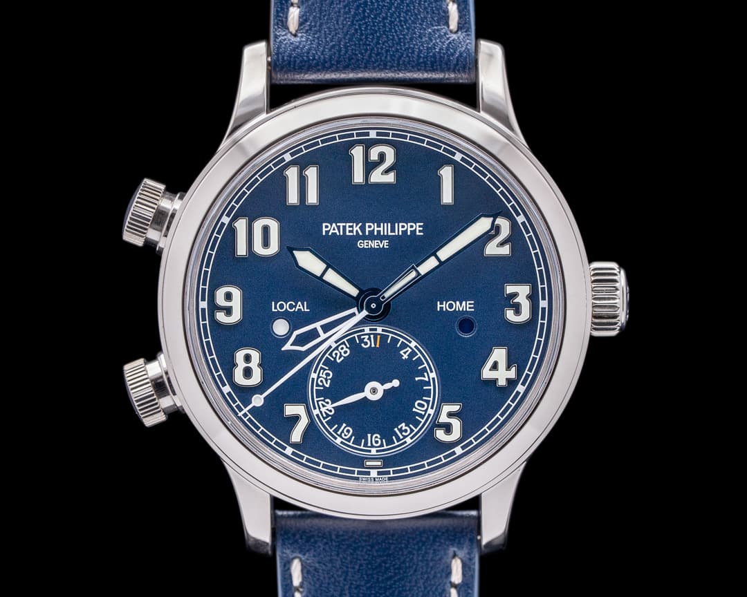 Patek Philippe Mid Size 7234G Calatrava Pilot Travel Time