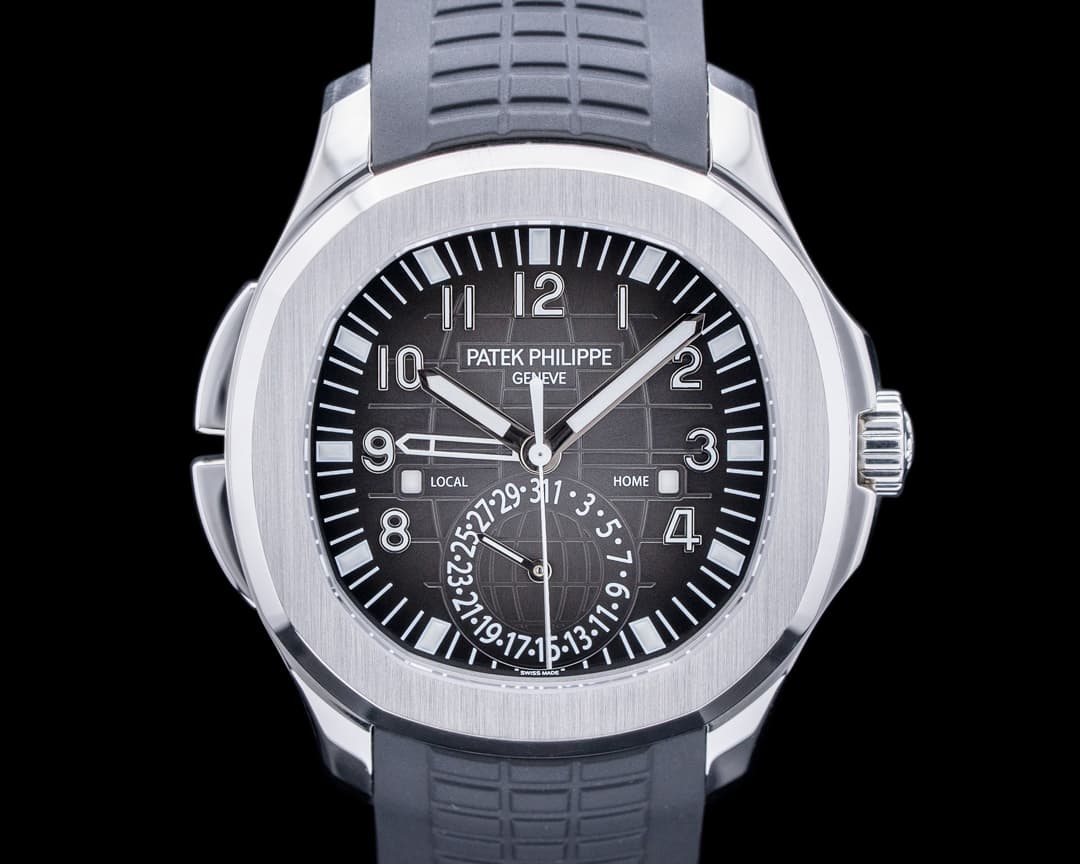 Patek Philippe Aquanaut 5164A Travel Time SS / Rubber