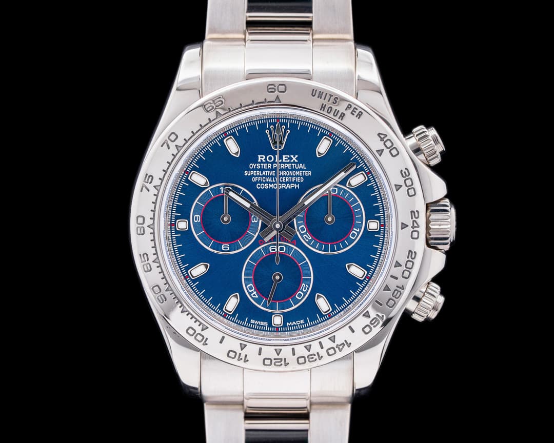 Rolex Daytona 116509 Blue Dial 18K White Gold