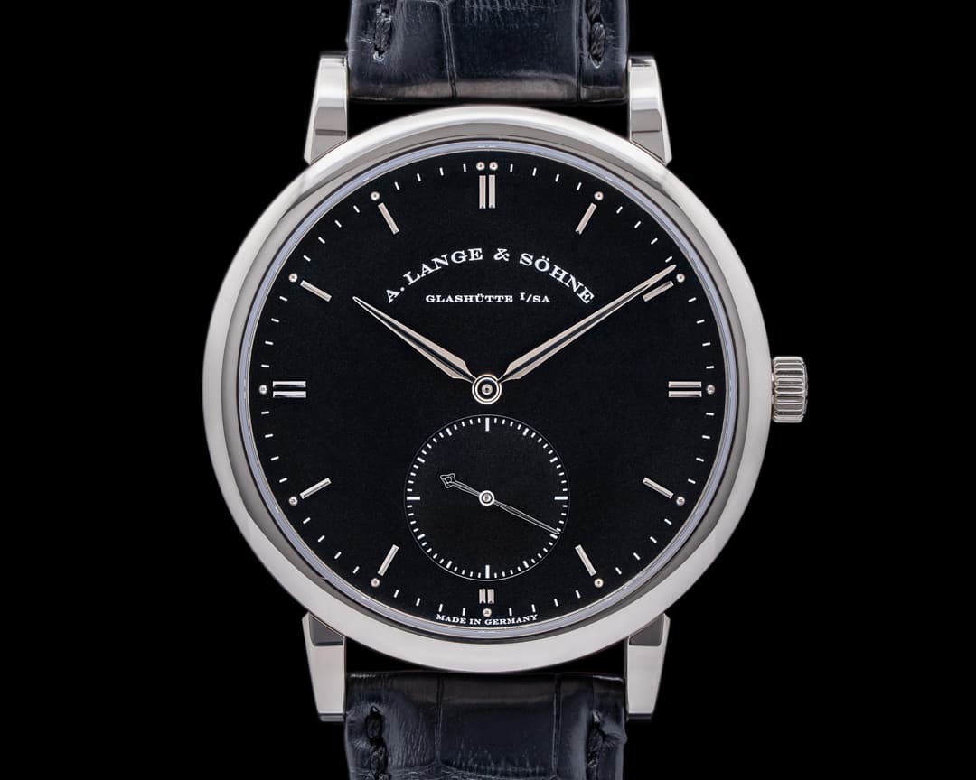 A. Lange & Söhne Grand Saxonia 307.029 Automatik 18K White Gold / Black Dial