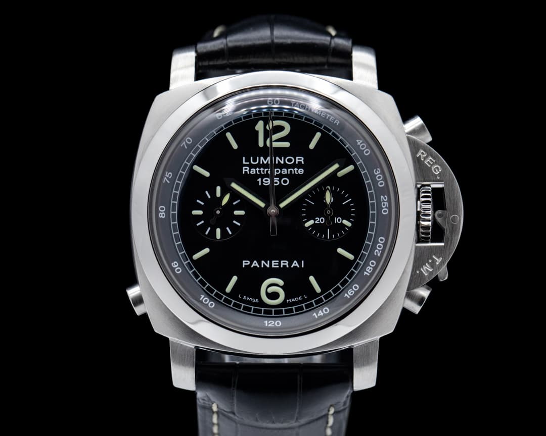 Panerai Luminor 44mm 1950 Chronograph Rattrapante SS