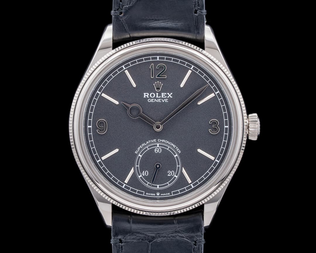 Rolex Perpetual 1908 18k WG Black Dial NEW MODEL 2023