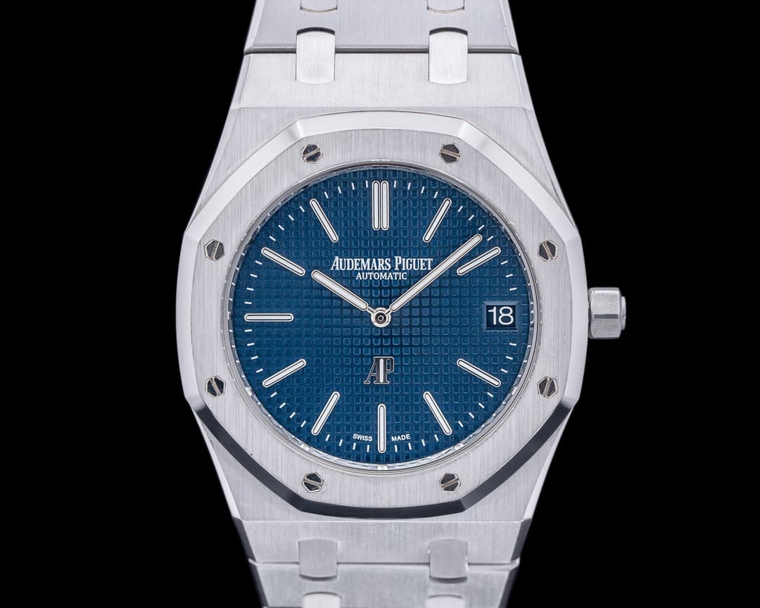 Audemars Piguet Royal Oak Extra Thin "50th Anniversary" Blue Dial SS 16202ST