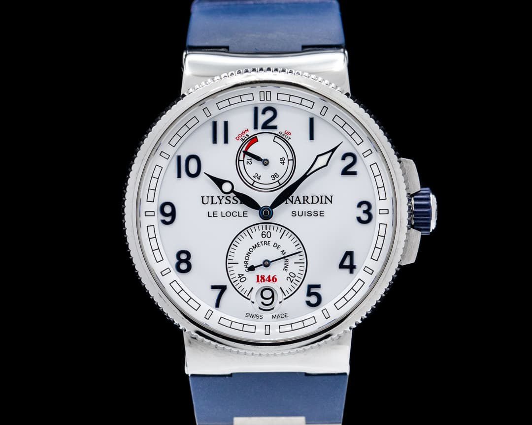 Ulysse Nardin Ulysse Nardin Marine Chronometer Manufacture White Dial