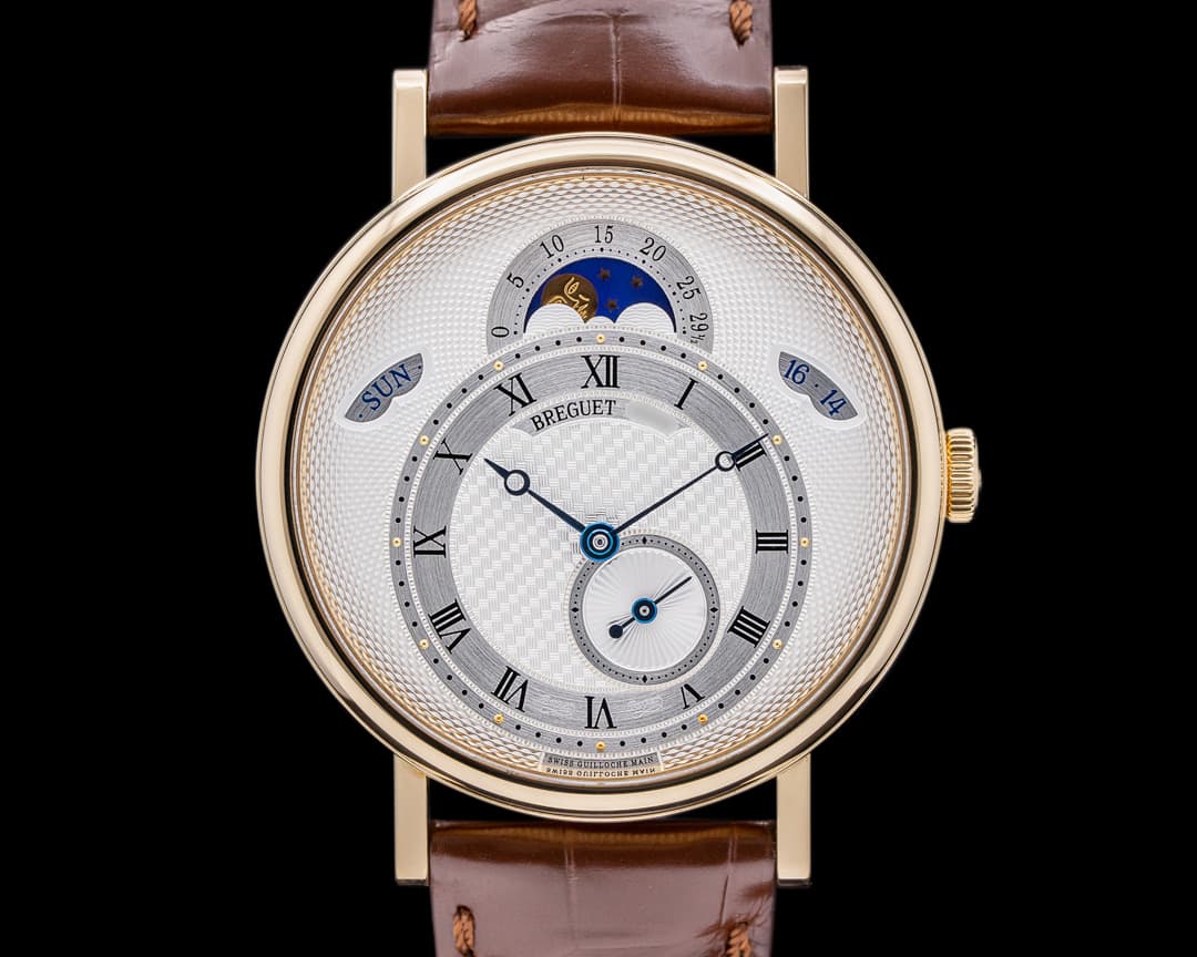 Breguet Classique Day & Date Moonphase 18K Yellow Gold FULL SET