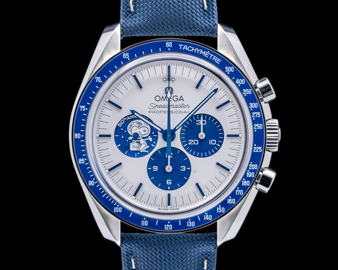 Omega Speedmaster Silver Snoopy Award 50th Anniversary