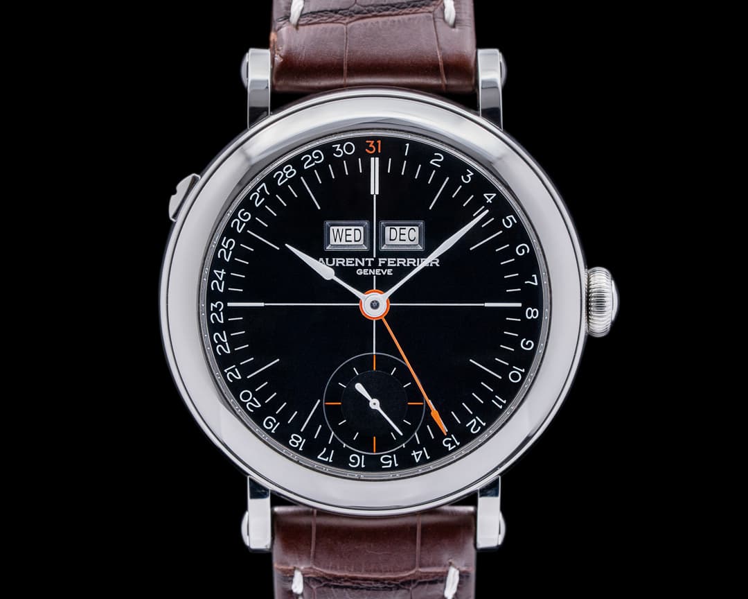 Laurent Ferrier Galet Montre Ecole Annual Calendar Black Dial SS