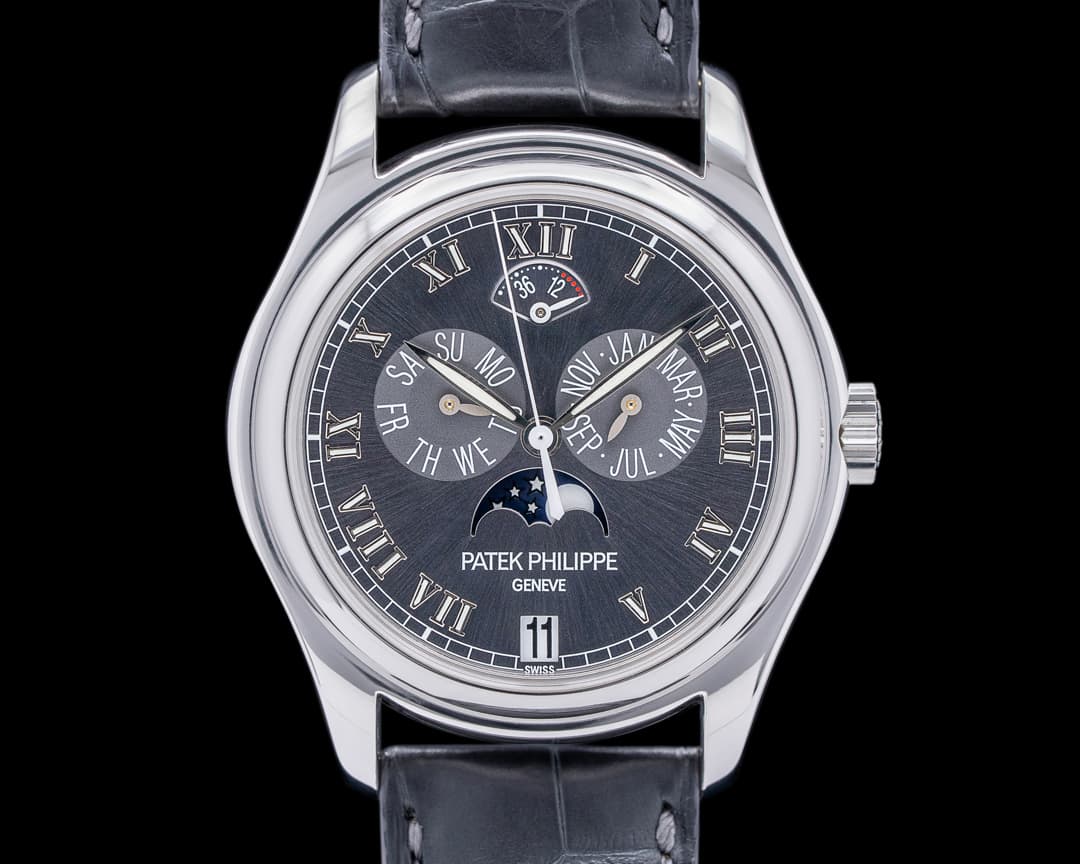 Patek Philippe Annual Calendar 5056P Power Reserve Grey Dial Platinum