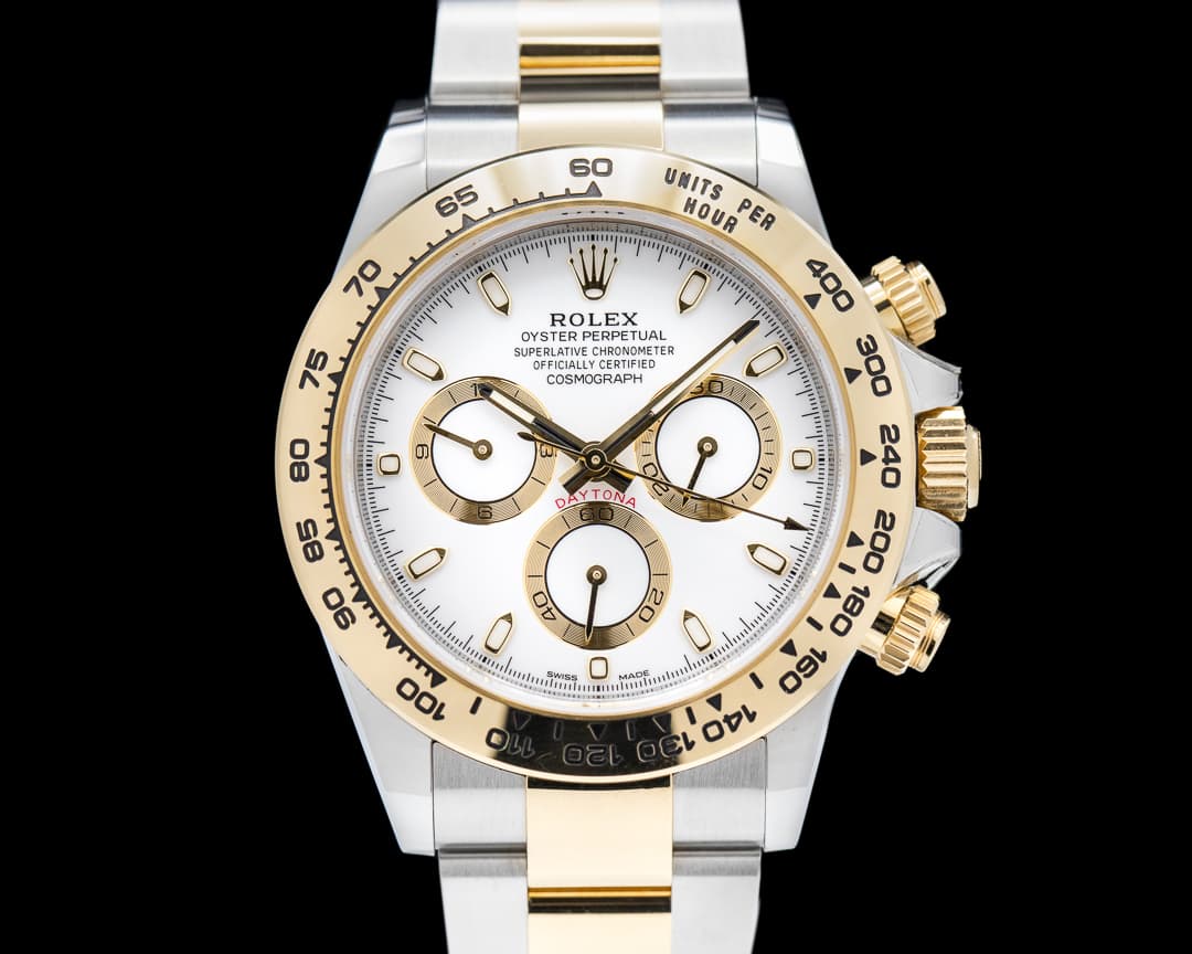 Rolex Daytona White Dial 18K Yellow Gold / SS 2021