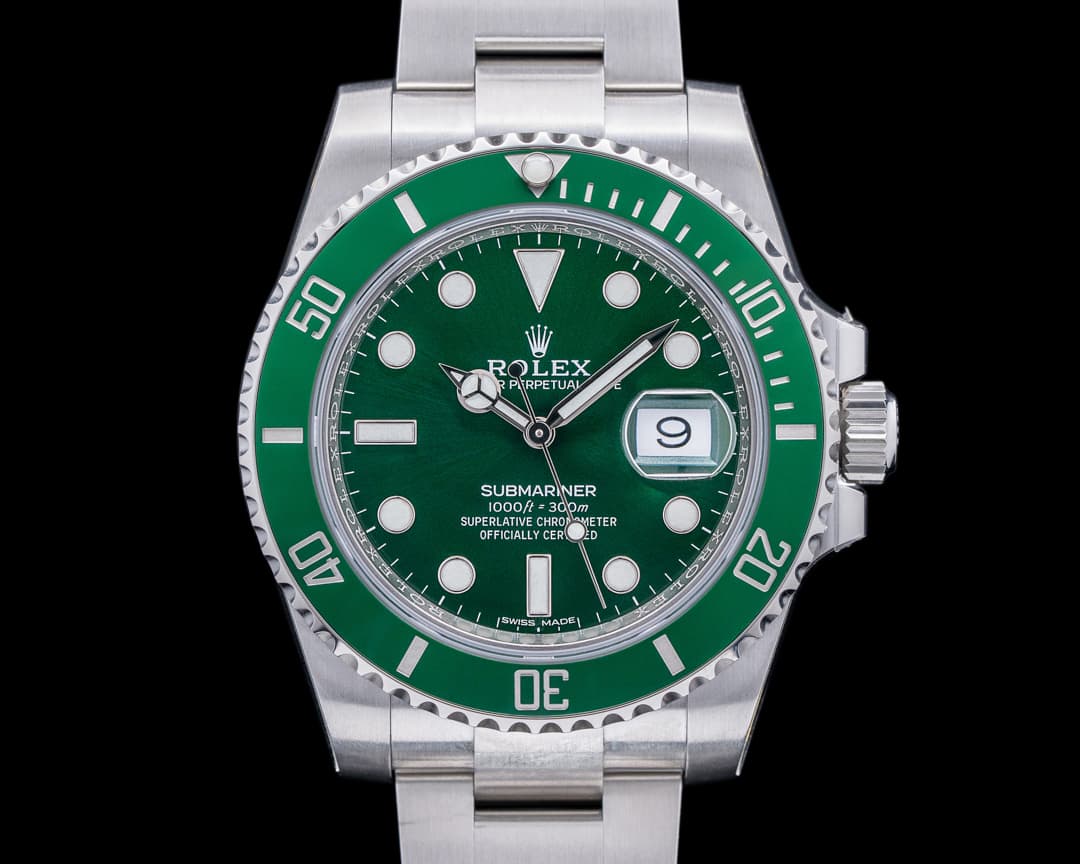 Rolex Submariner "Hulk" Green Ceramic Bezel Green Dial SS UNWORN OPEN CARD
