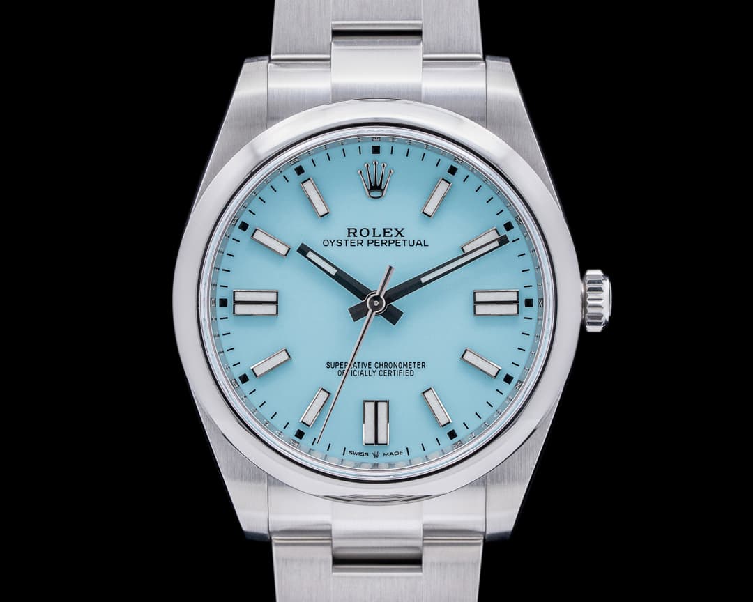 Rolex Oyster Perpetual 124300 41mm SS / Turquoise "Tiffany" Dial