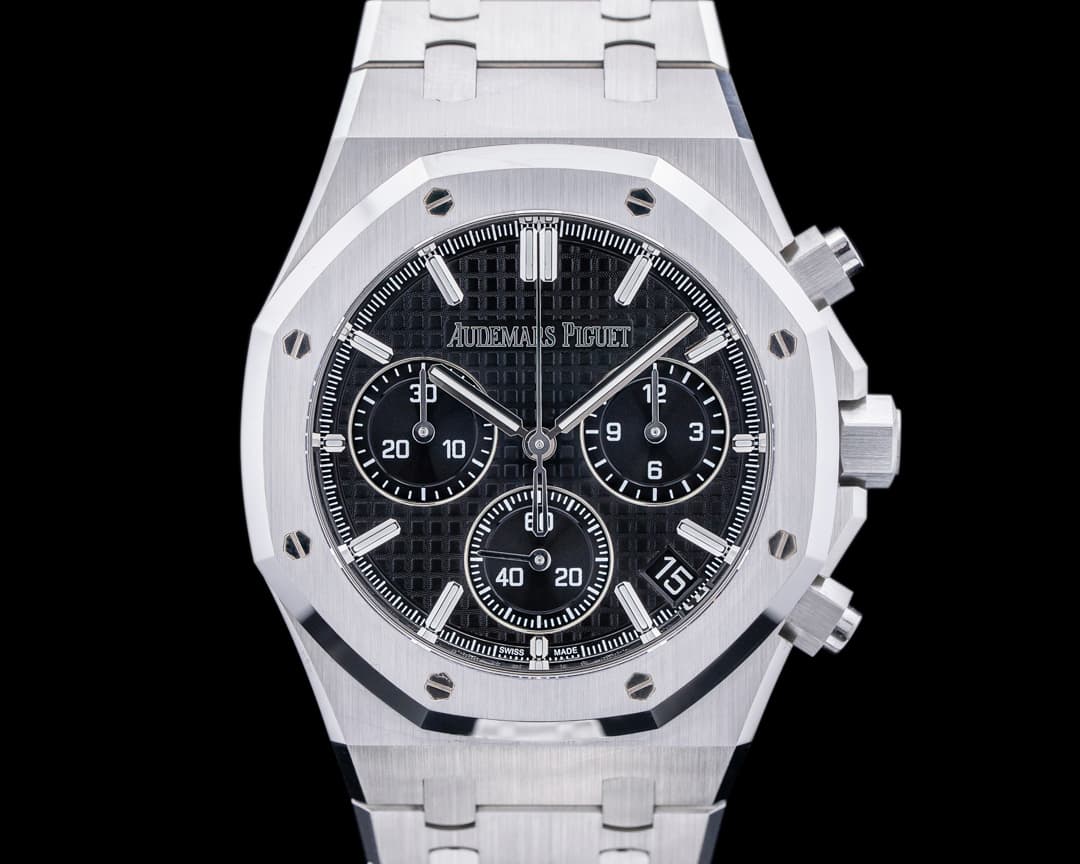 Audemars Piguet Royal Oak Chronograph Black Dial SS 41MM