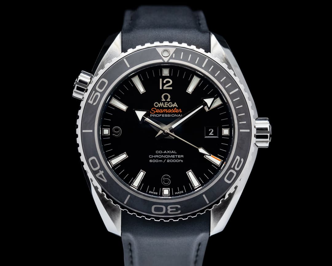 Omega Seamaster Planet Ocean Co-Axial SS / Rubber 45.5MM