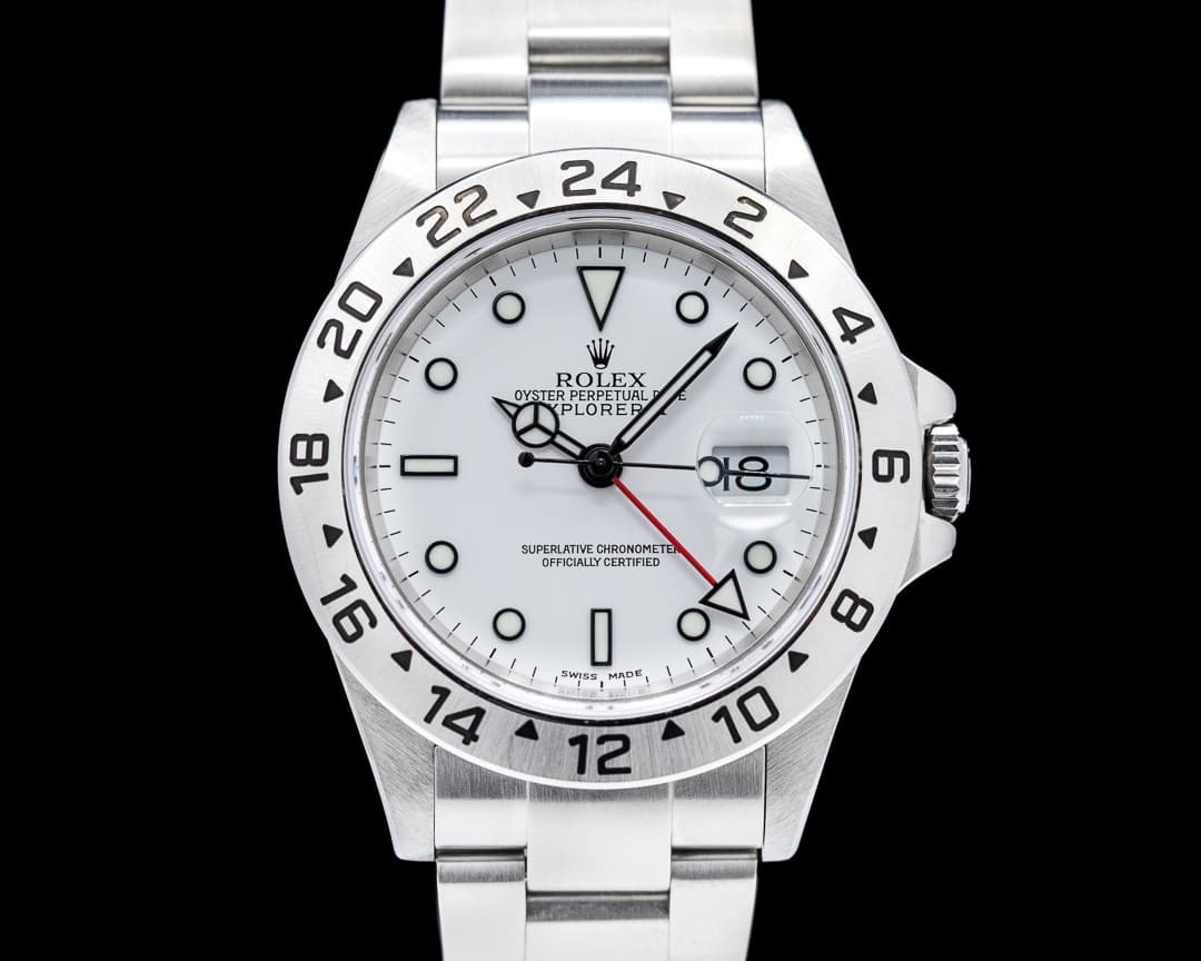 Rolex Explorer II SS White Dial 16570