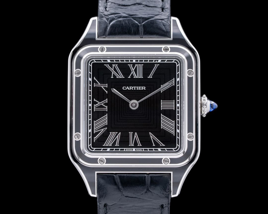 Cartier Santos Dumont Steel/Lacquer dial