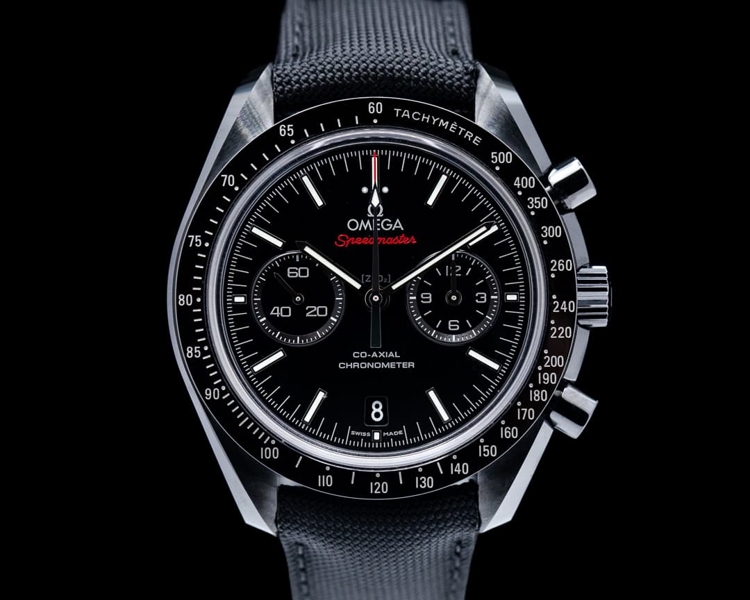 Omega Dark Side of the Moon Ceramic Black Dial