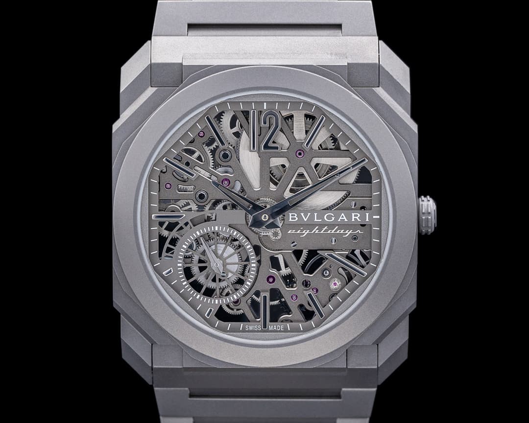 Bulgari Octo Finissimo Skeleton Titanium Bracelet 8 Days