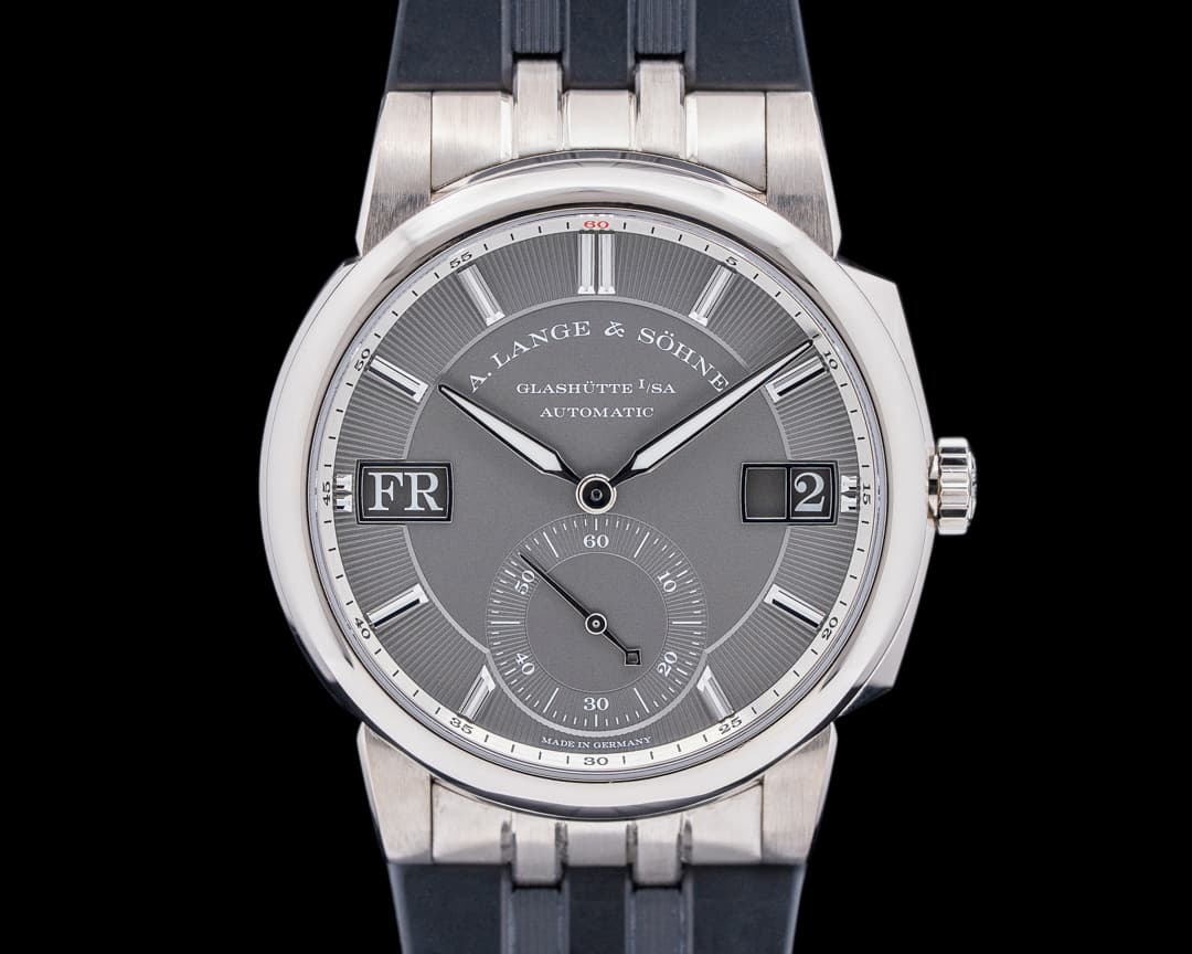 A. Lange and Sohne Odysseus 363.068 18K White Gold Grey Dial / Rubber