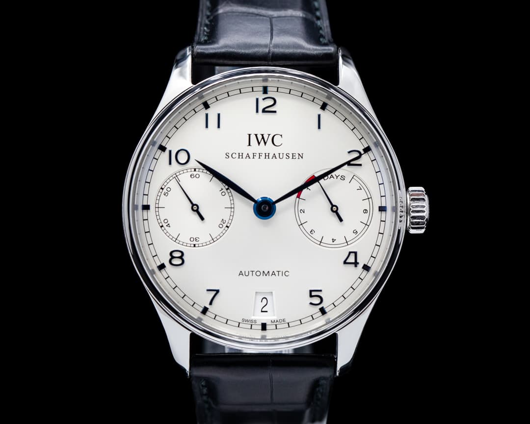 IWC Portuguese 7 Day SS / Blue Numerals