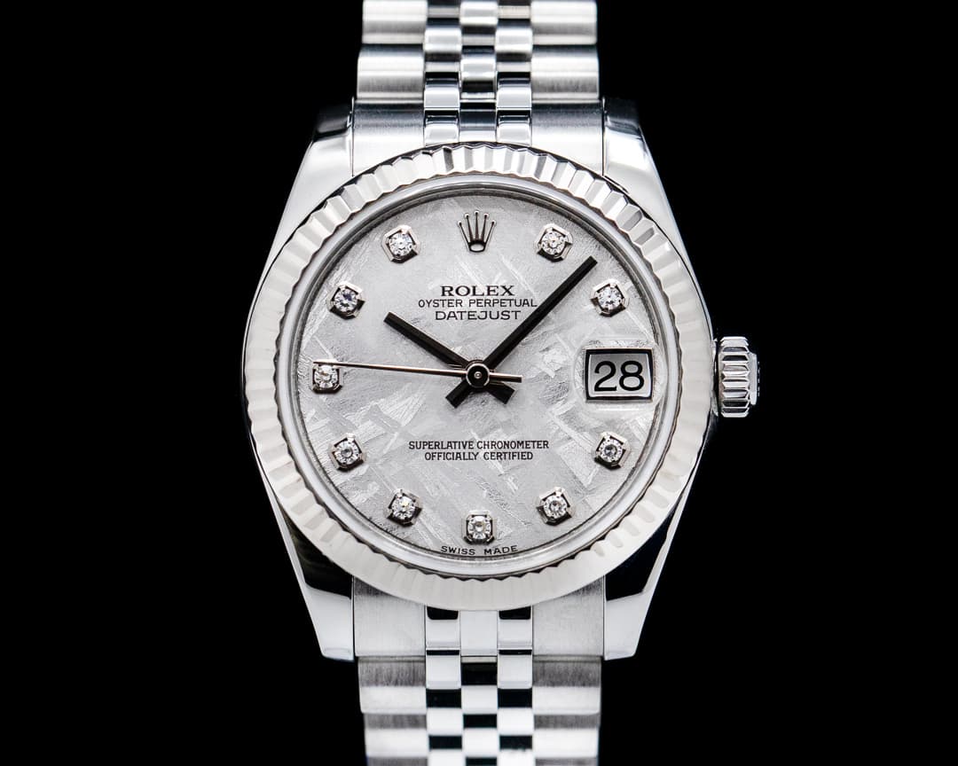 Rolex Datejust 31MM Meteorite Diamond Dial SS