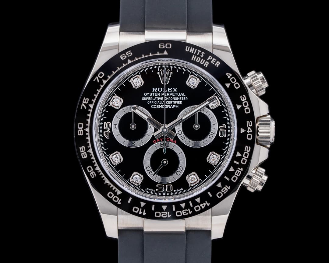 Rolex Daytona 116519 18K Ceramic Black Diamond Dial 2022