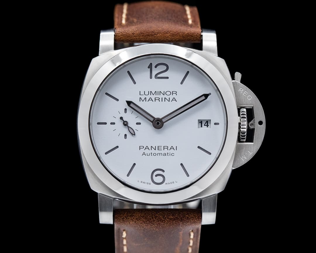 Panerai Luminor Marina Quaranta Stainless Steel 40mm White Dial