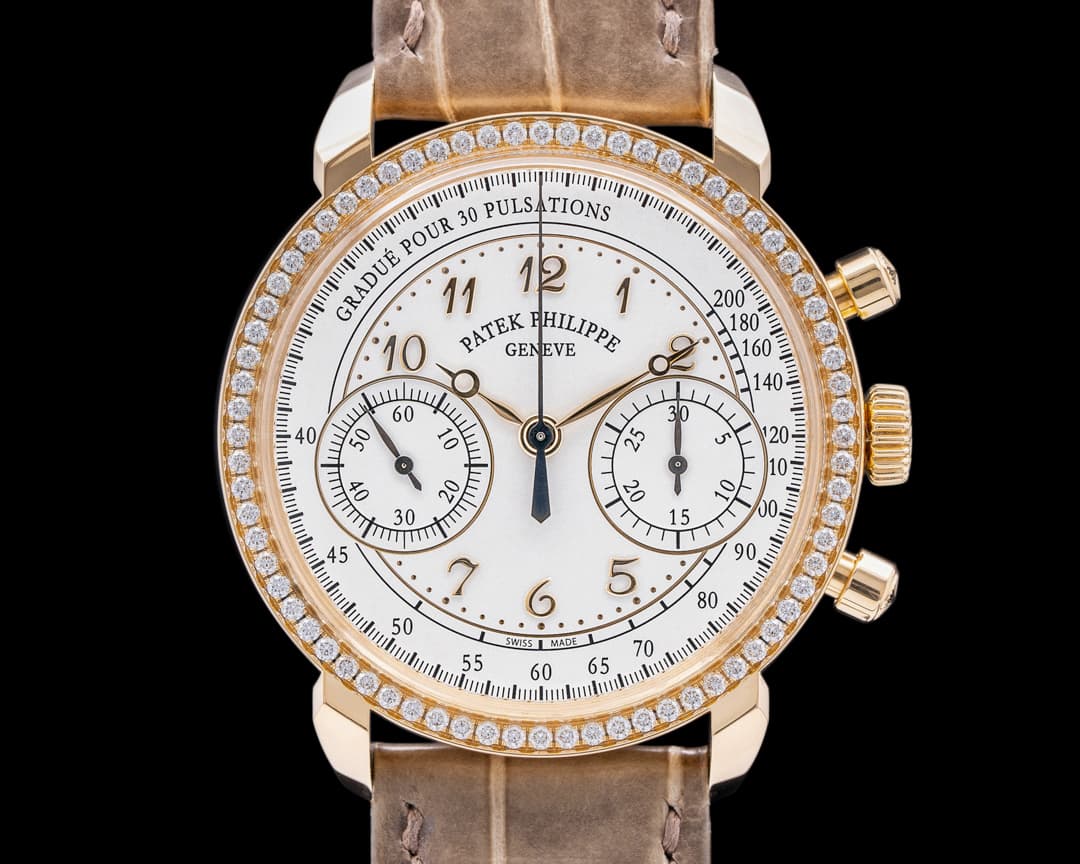 Patek Philippe Chronograph 7150/250R 18K Rose Gold Diamond Bezel